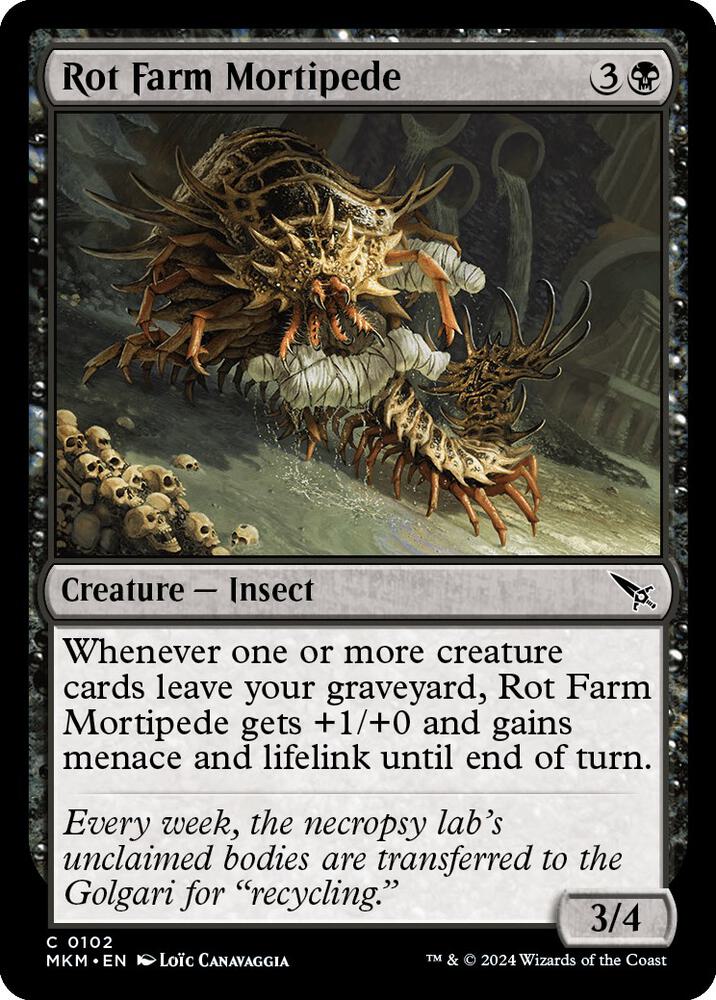 Rot Farm Mortipede (102) [Murders at Karlov Manor]