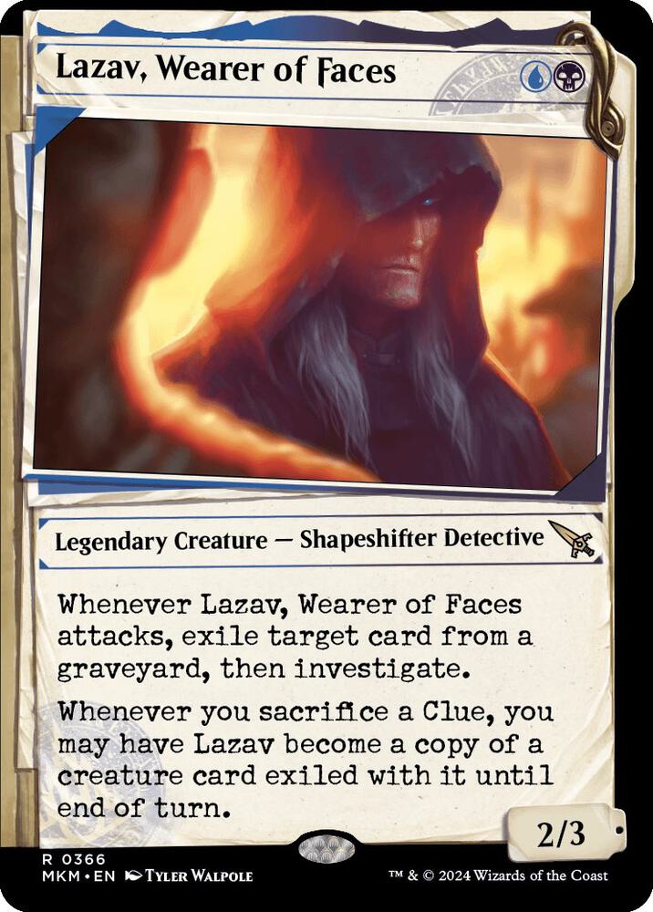 Lazav, Wearer of Faces (Showcase) (0366) [Murders at Karlov Manor] [Showcase]