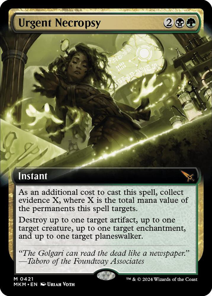 Urgent Necropsy (Extended Art) (421) [Murders at Karlov Manor] [Extended Art]