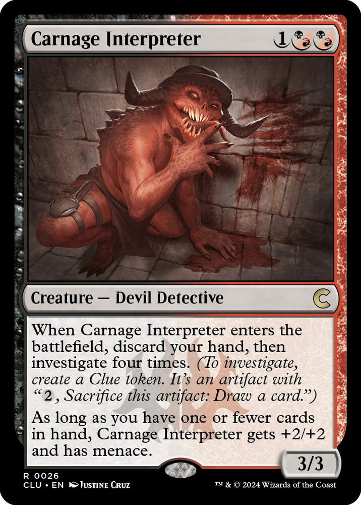 Carnage Interpreter (26) [Ravnica: Clue Edition]