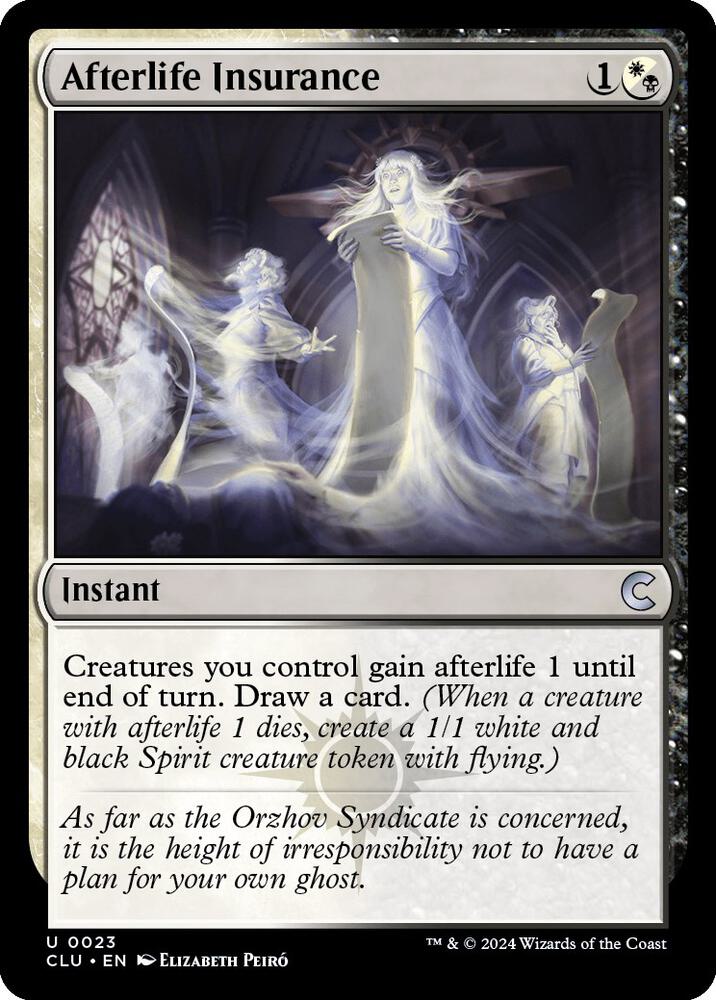 Afterlife Insurance (23) [Ravnica: Clue Edition]