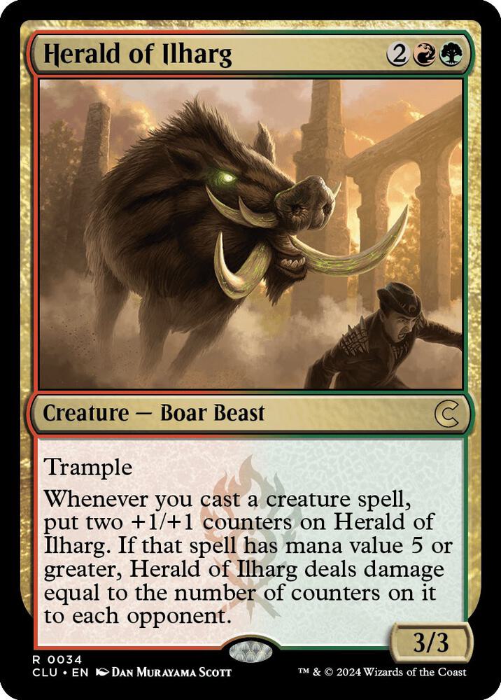 Herald of Ilharg (34) [Ravnica: Clue Edition]