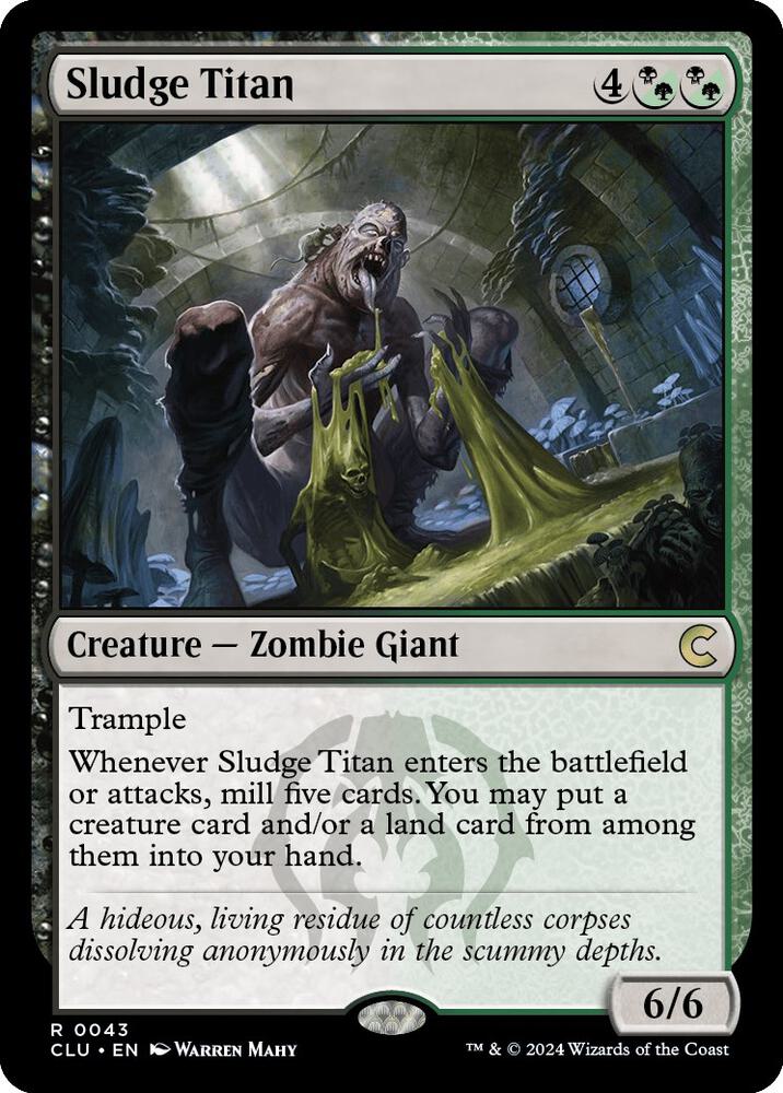 Sludge Titan (43) [Ravnica: Clue Edition]