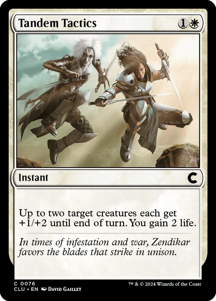 Tandem Tactics (76) [Ravnica: Clue Edition]