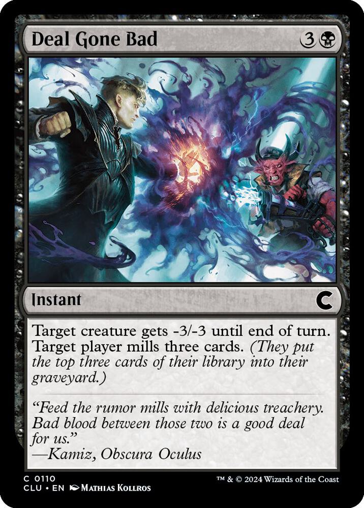 Deal Gone Bad (110) [Ravnica: Clue Edition]