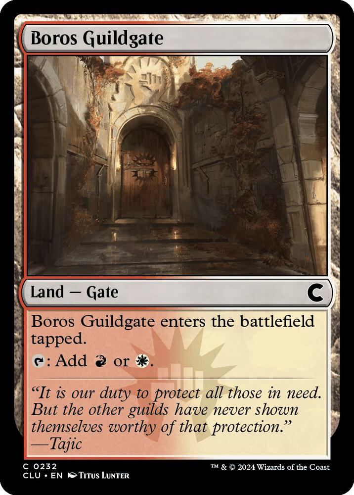 Boros Guildgate (232) [Ravnica: Clue Edition]
