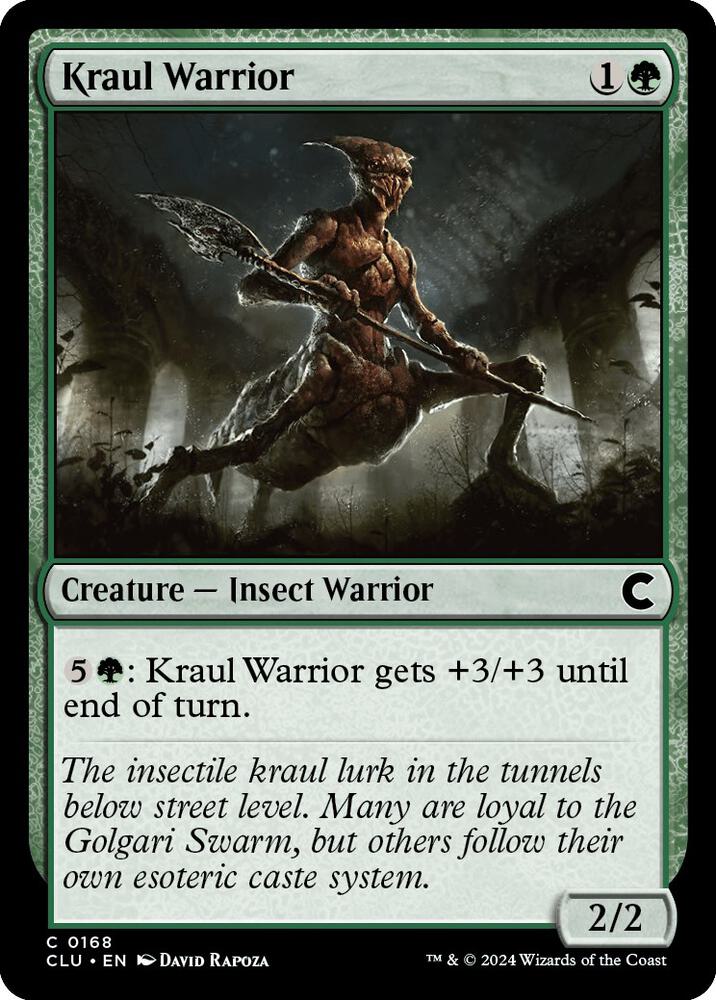 Kraul Warrior (168) [Ravnica: Clue Edition]