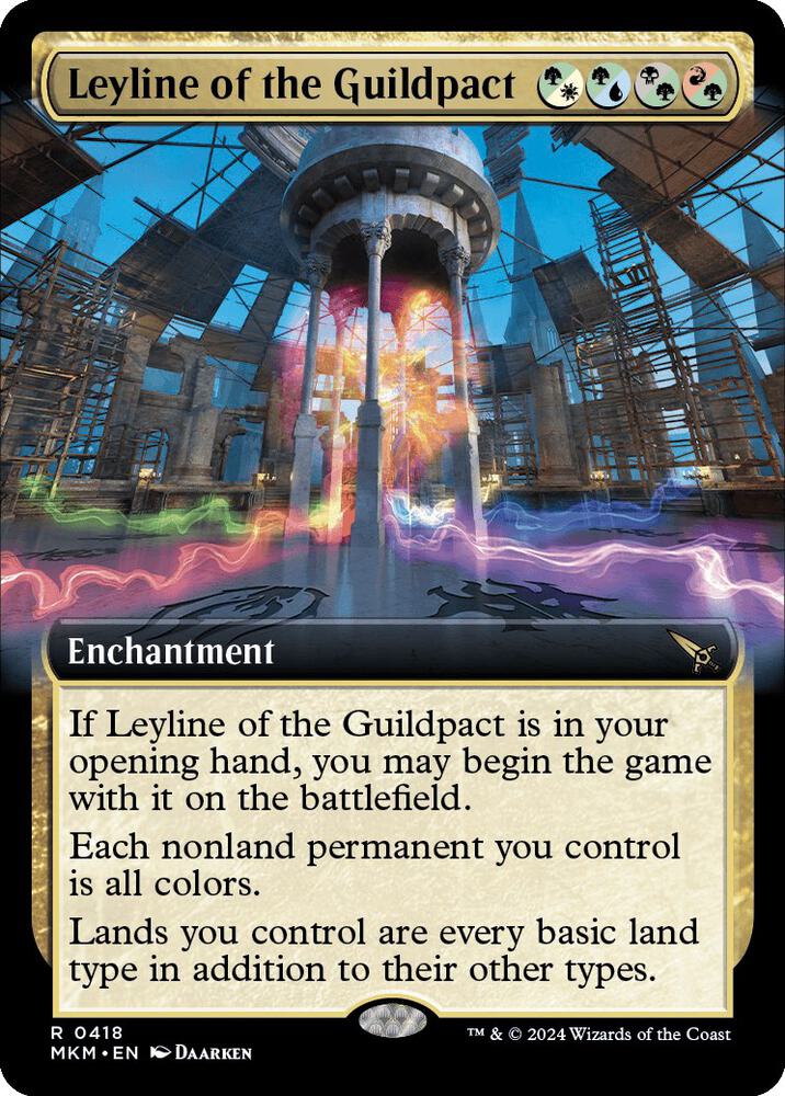 Leyline of the Guildpact (Extended Art) (418) [Murders at Karlov Manor] [Extended Art]
