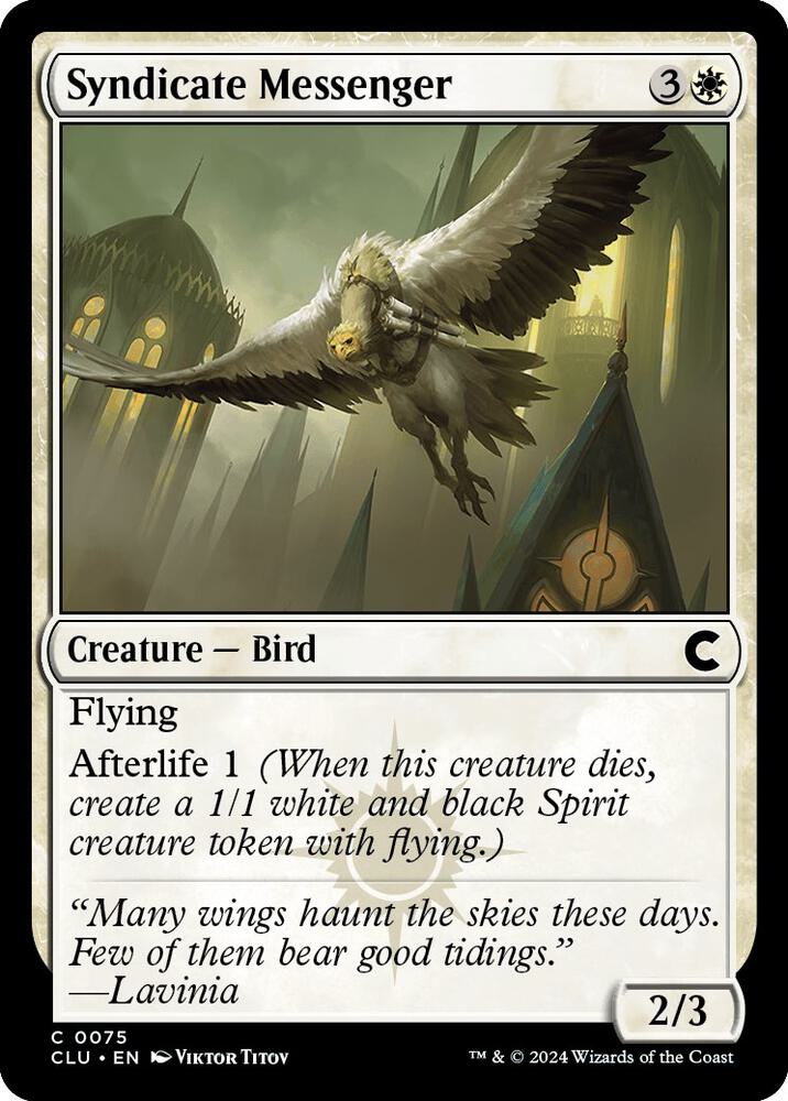 Syndicate Messenger (75) [Ravnica: Clue Edition]