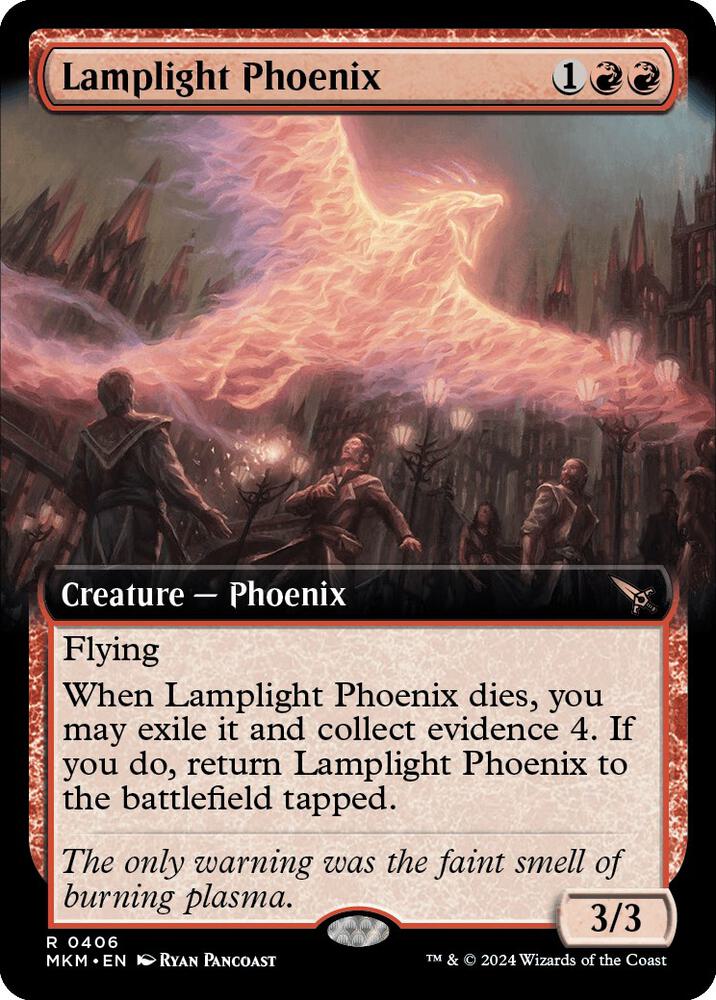 Lamplight Phoenix (Extended Art) (406) [Murders at Karlov Manor] [Extended Art]
