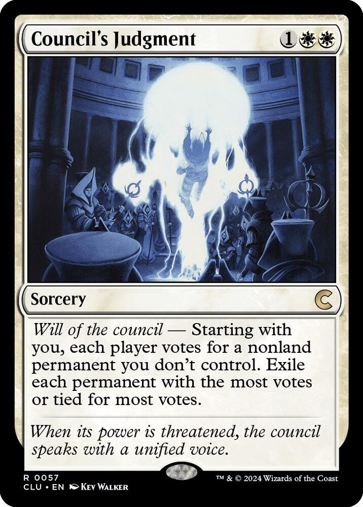 Council's Judgment (57) [Ravnica: Clue Edition]