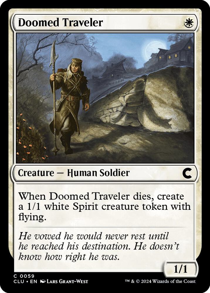 Doomed Traveler (59) [Ravnica: Clue Edition]