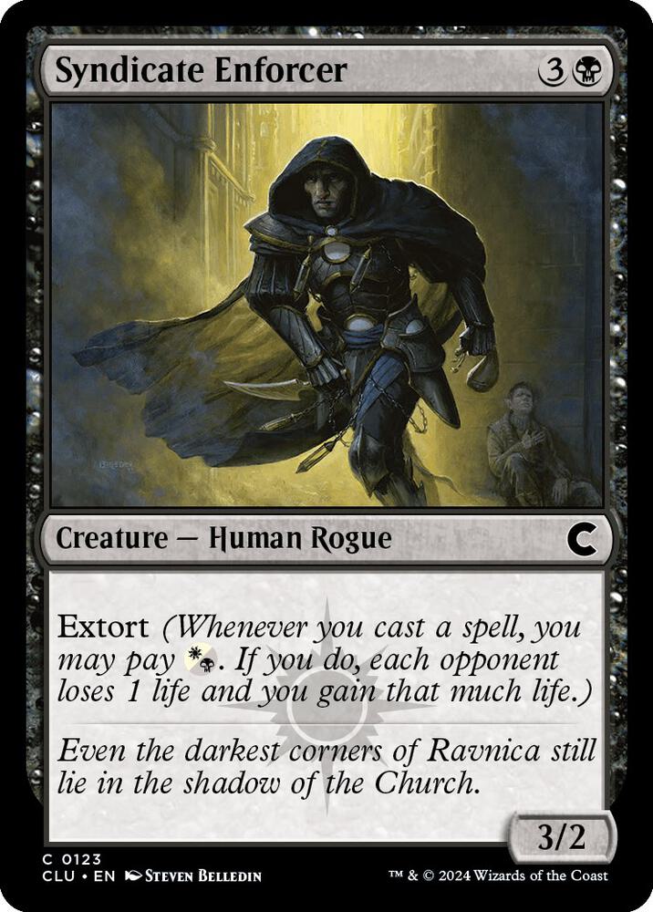 Syndicate Enforcer (123) [Ravnica: Clue Edition]