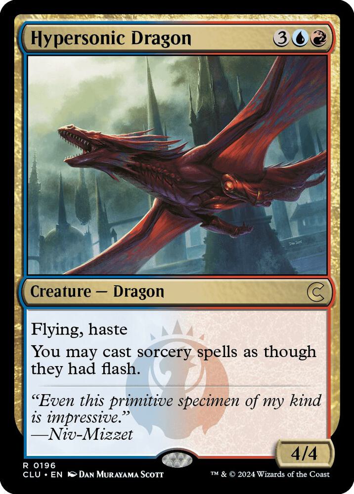 Hypersonic Dragon (196) [Ravnica: Clue Edition]