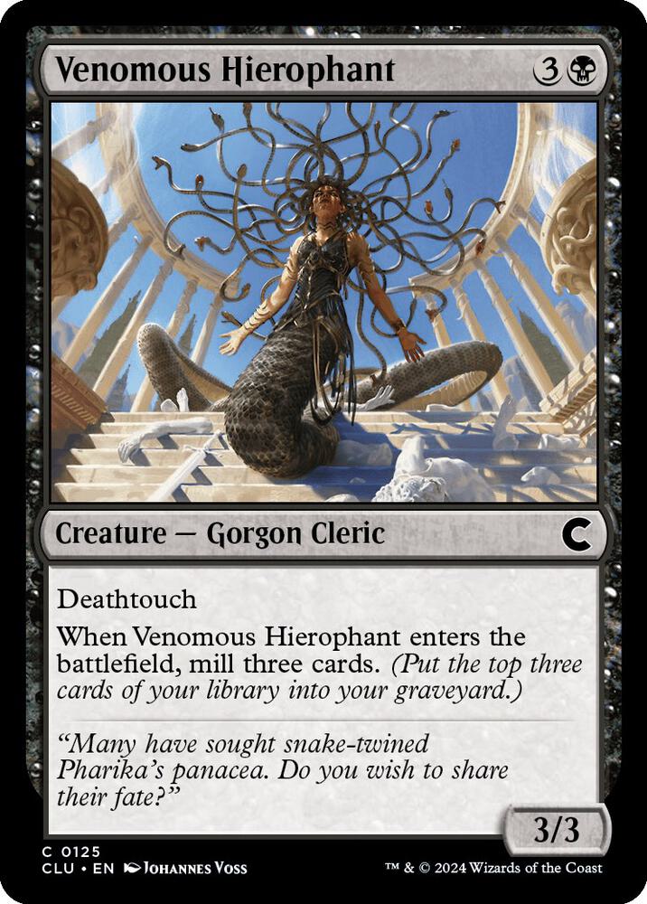 Venomous Hierophant (125) [Ravnica: Clue Edition]