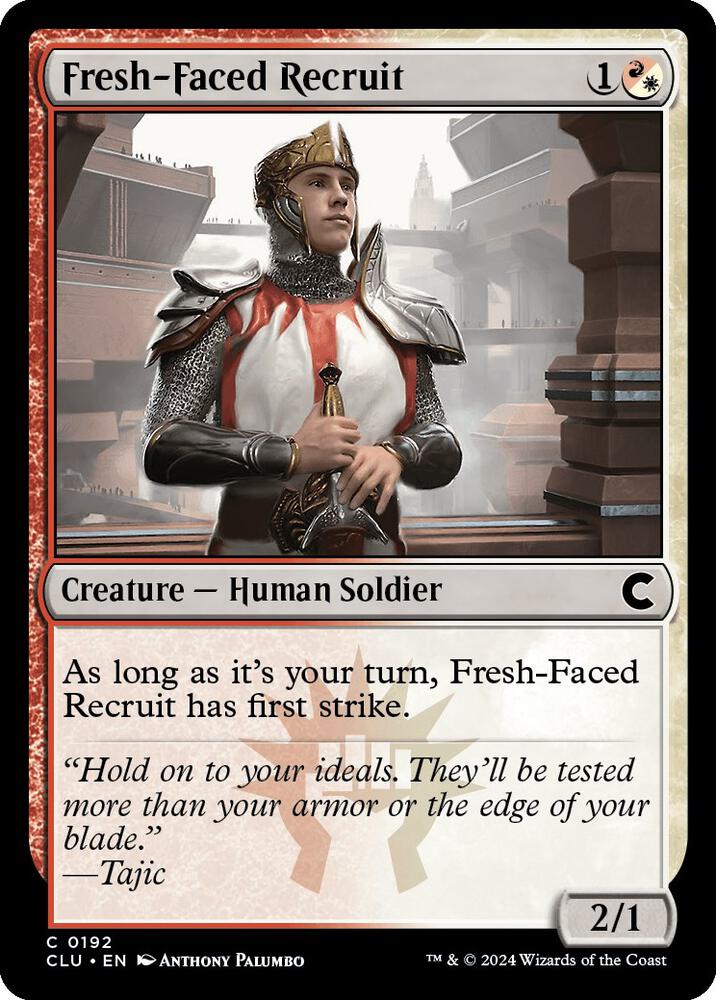Fresh-Faced Recruit (192) [Ravnica: Clue Edition]