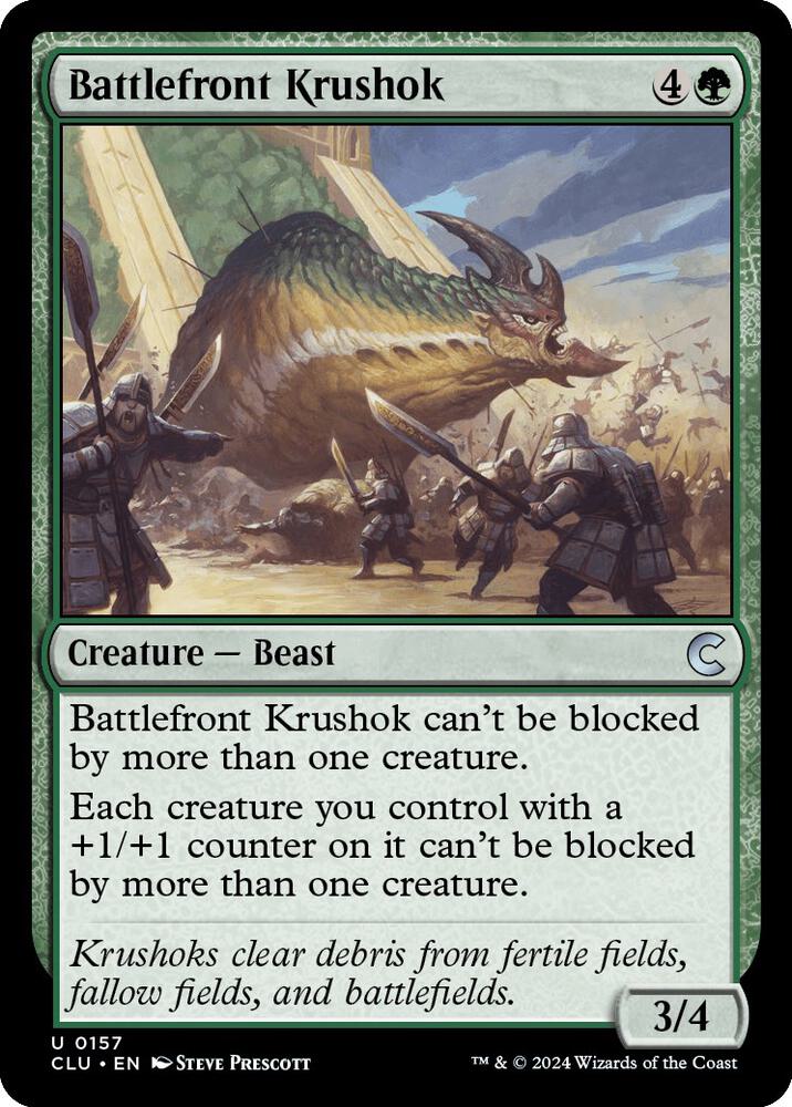 Battlefront Krushok (157) [Ravnica: Clue Edition]