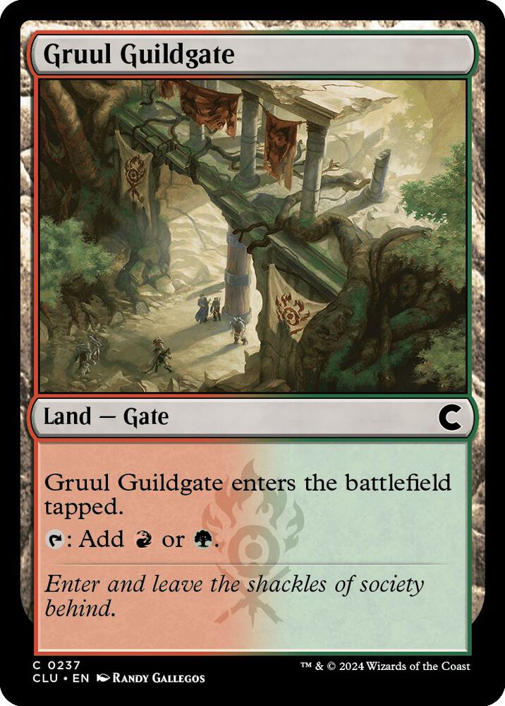 Gruul Guildgate (237) [Ravnica: Clue Edition]