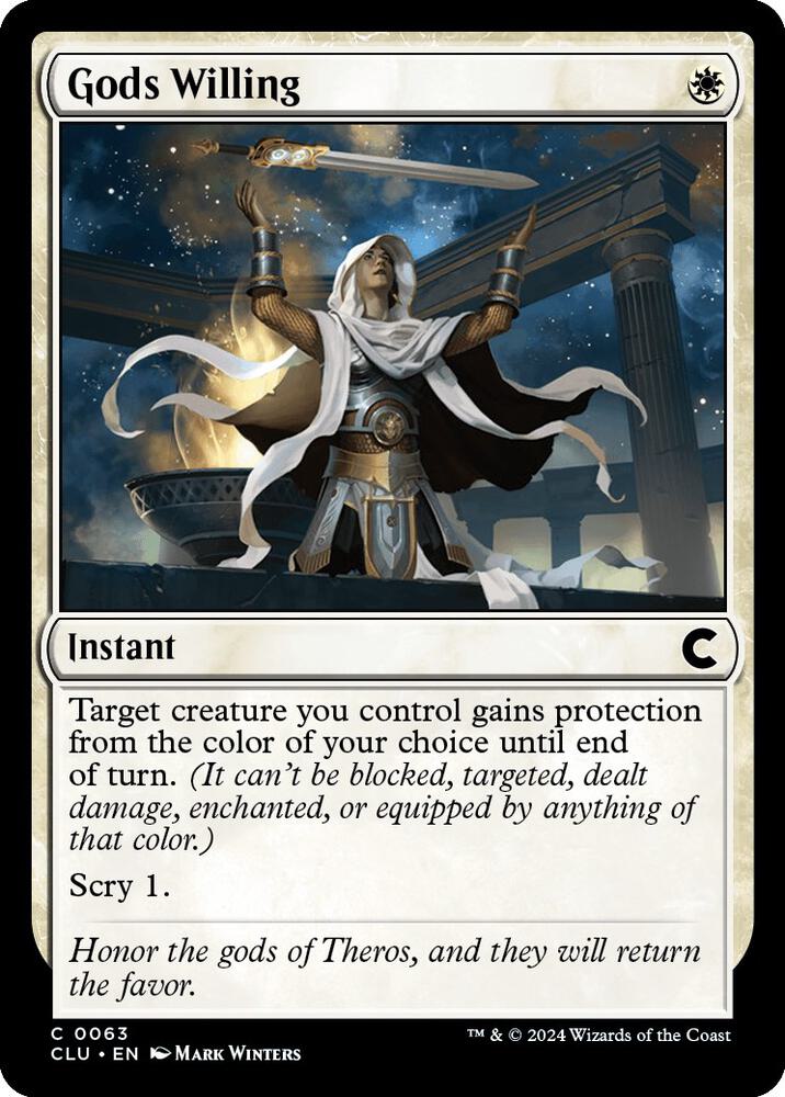 Gods Willing (63) [Ravnica: Clue Edition]