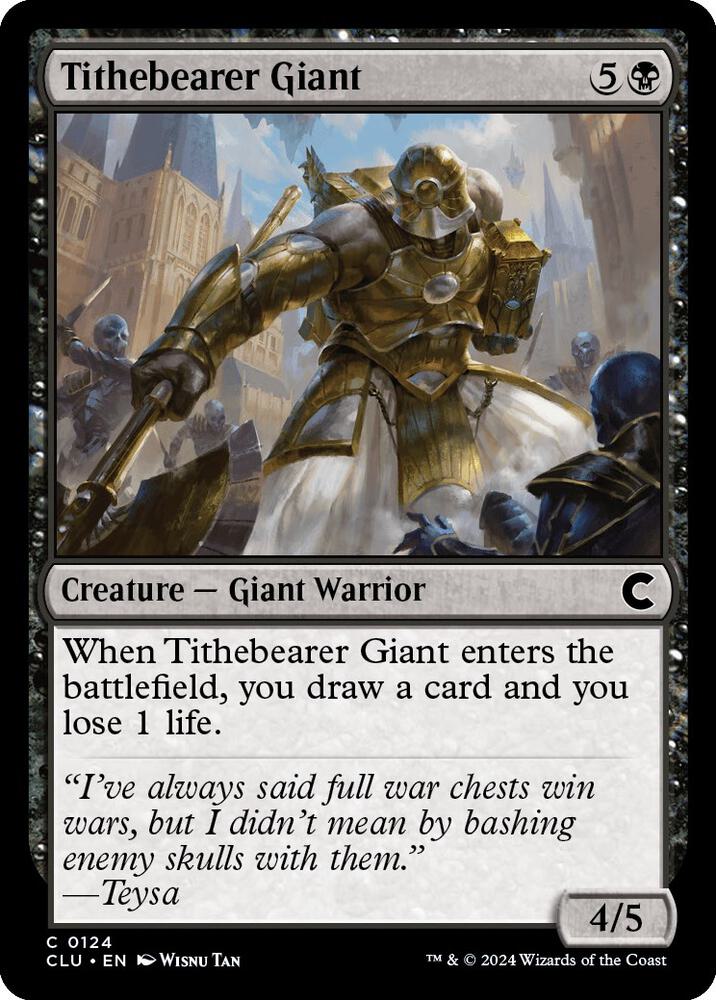 Tithebearer Giant (124) [Ravnica: Clue Edition]