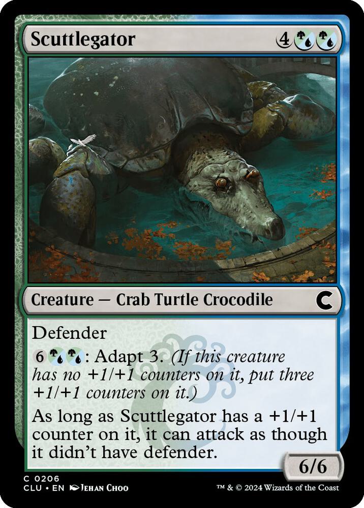 Scuttlegator (206) [Ravnica: Clue Edition]