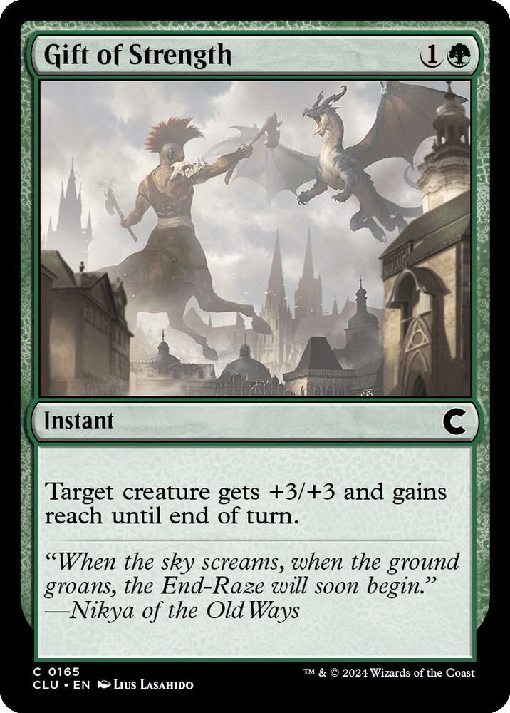 Gift of Strength (165) [Ravnica: Clue Edition]