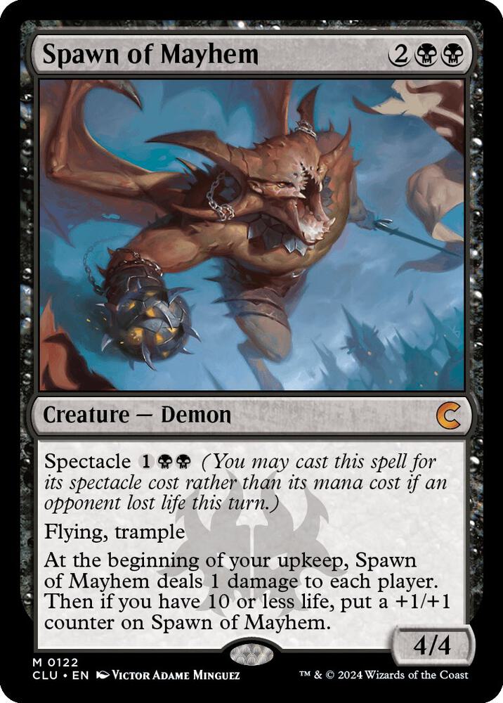 Spawn of Mayhem (122) [Ravnica: Clue Edition]