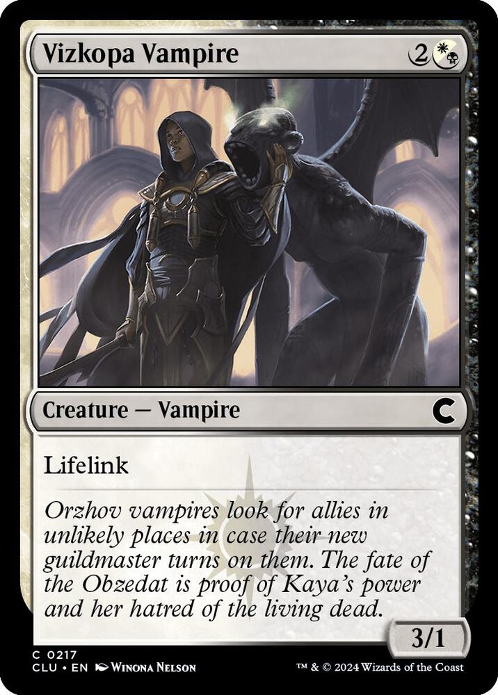 Vizkopa Vampire (217) [Ravnica: Clue Edition]