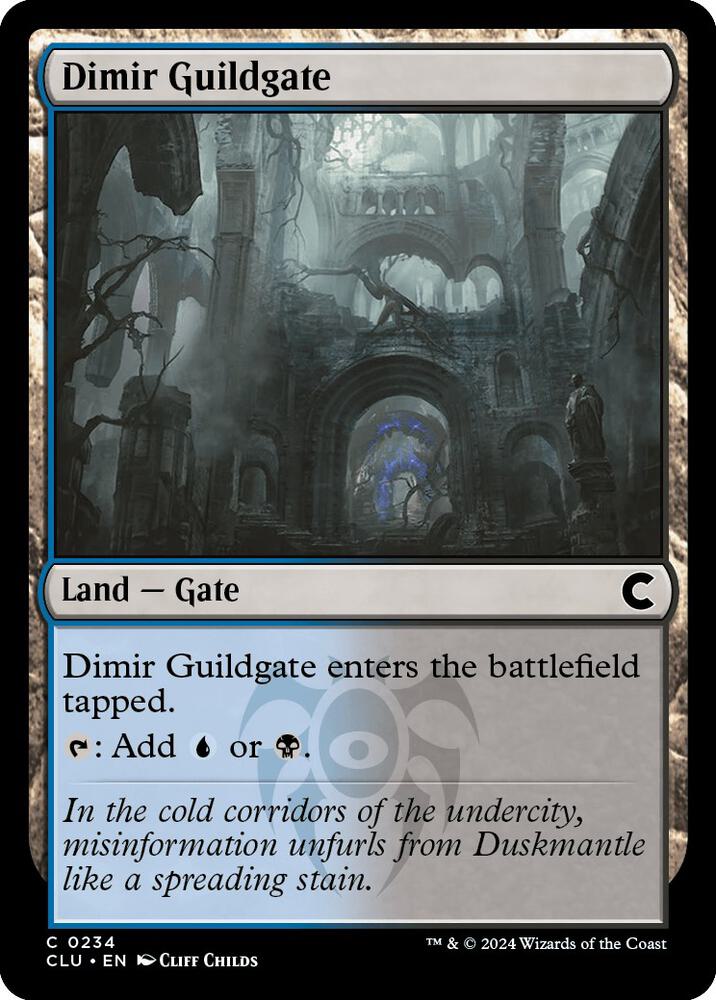 Dimir Guildgate (234) [Ravnica: Clue Edition]
