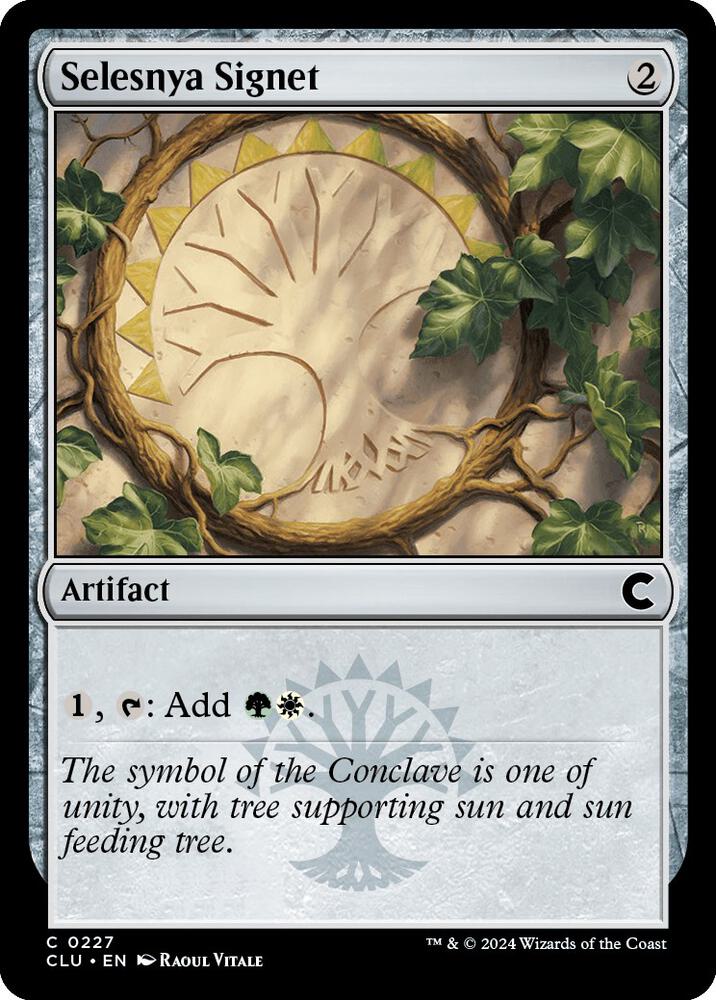 Selesnya Signet (227) [Ravnica: Clue Edition]