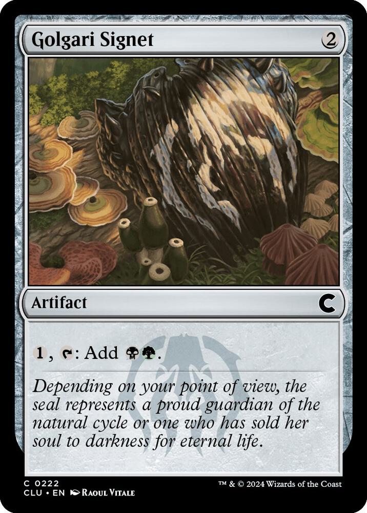 Golgari Signet (222) [Ravnica: Clue Edition]