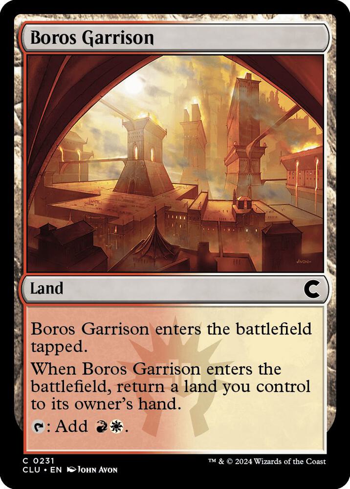 Boros Garrison (231) [Ravnica: Clue Edition]