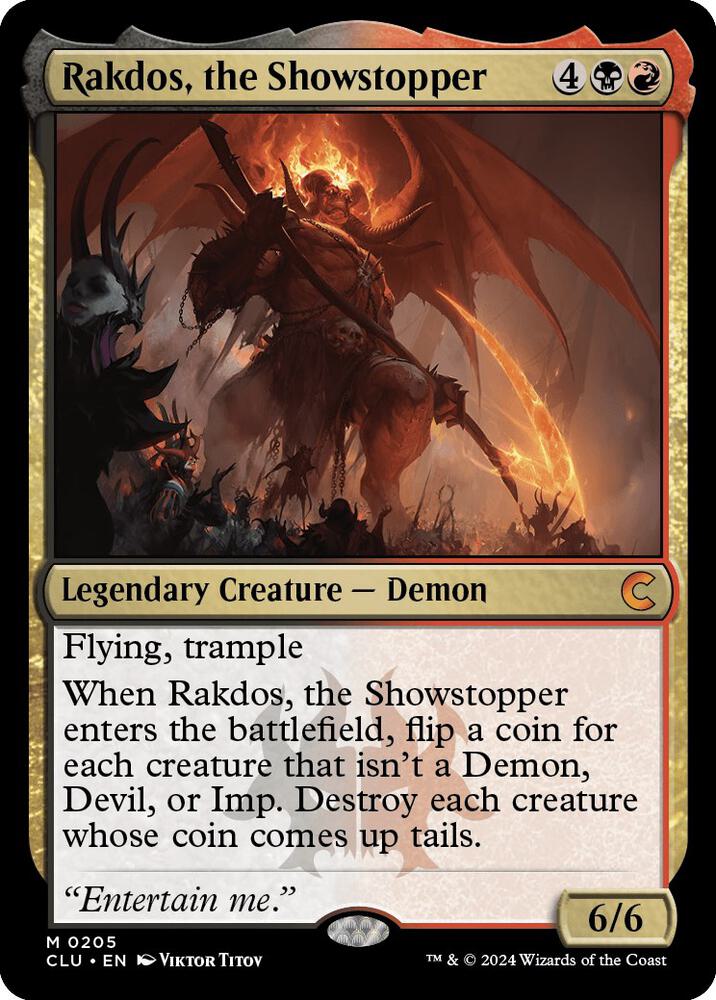 Rakdos, the Showstopper (205) [Ravnica: Clue Edition]