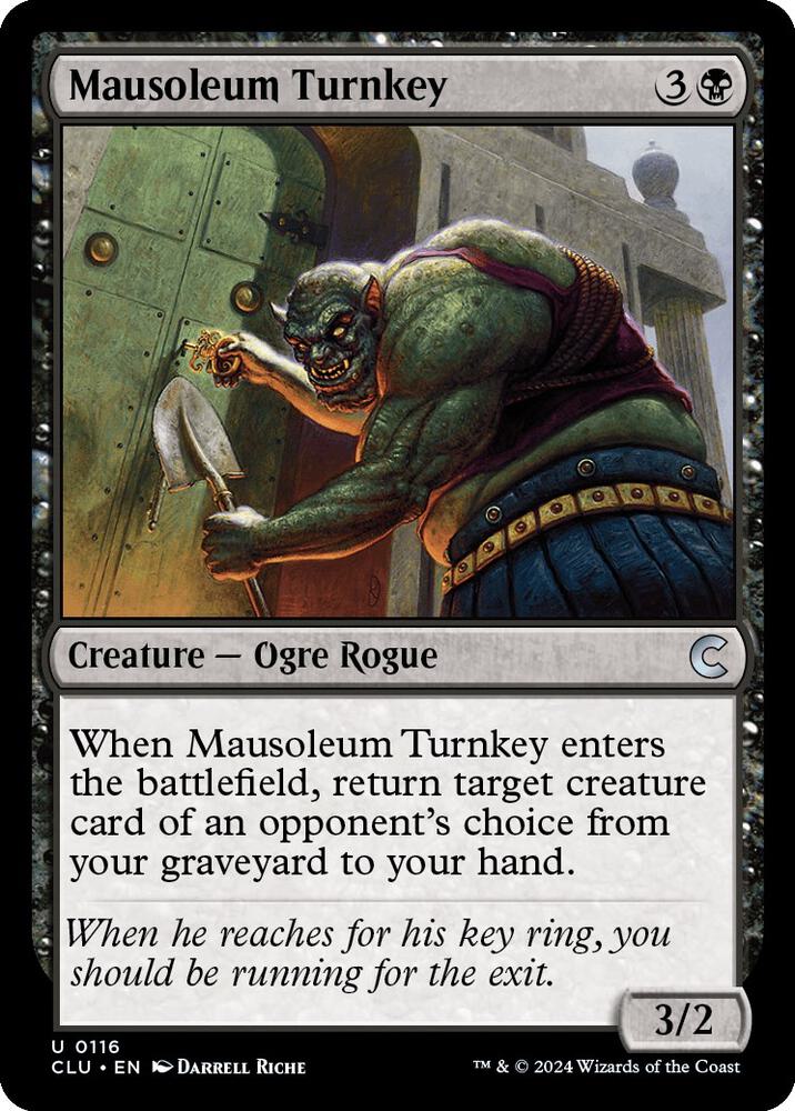 Mausoleum Turnkey (116) [Ravnica: Clue Edition]