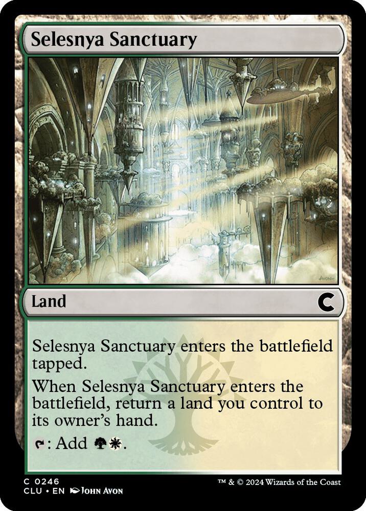 Selesnya Sanctuary (246) [Ravnica: Clue Edition]