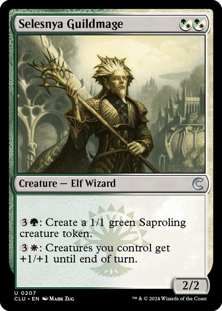 Selesnya Guildmage (207) [Ravnica: Clue Edition]
