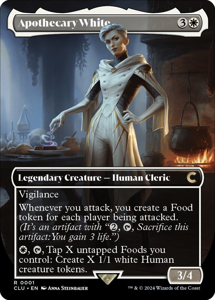 Apothecary White (Borderless) (1) [Ravnica: Clue Edition] [Borderless]