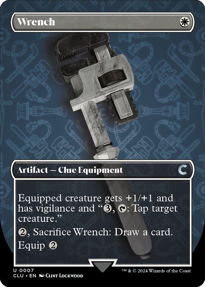 Wrench (Borderless) (7) [Ravnica: Clue Edition] [Borderless]
