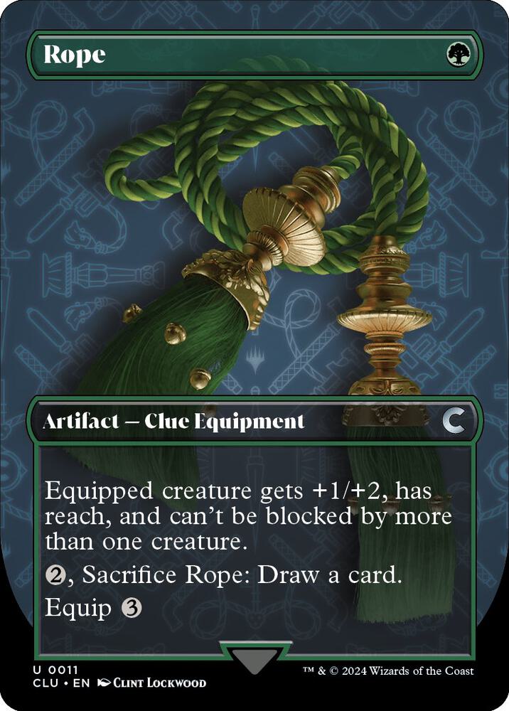 Rope (Borderless) (11) [Ravnica: Clue Edition] [Borderless]
