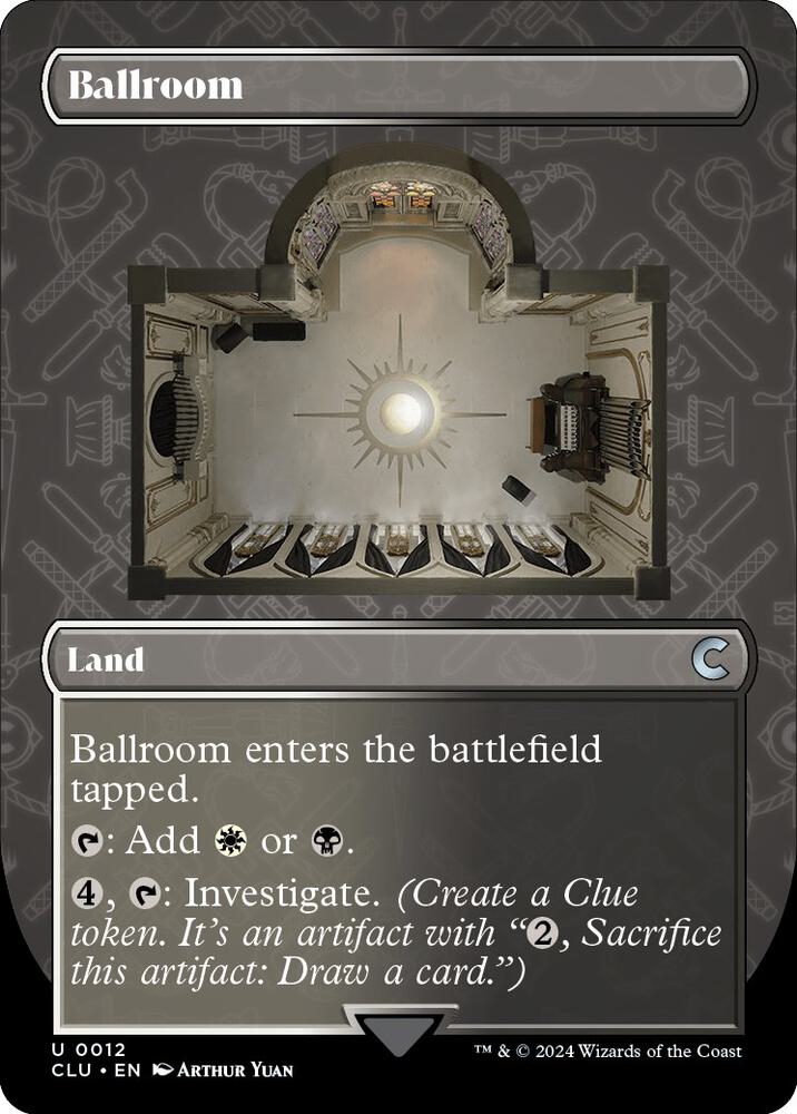 Ballroom (Borderless) (12) [Ravnica: Clue Edition] [Borderless]