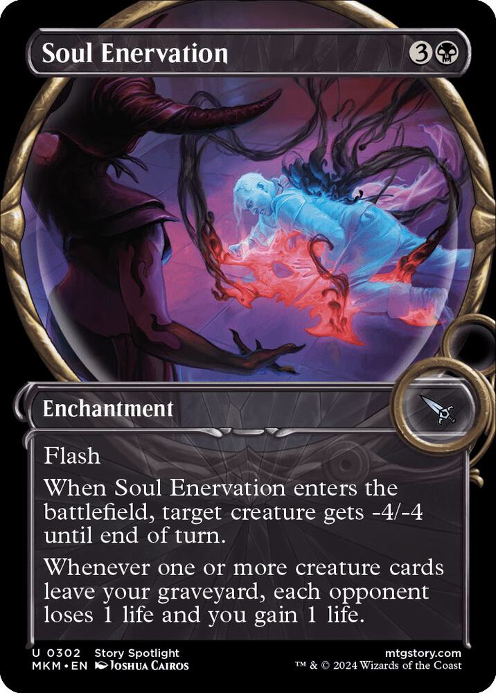 Soul Enervation (Showcase) (302) [Murders at Karlov Manor] [Showcase]