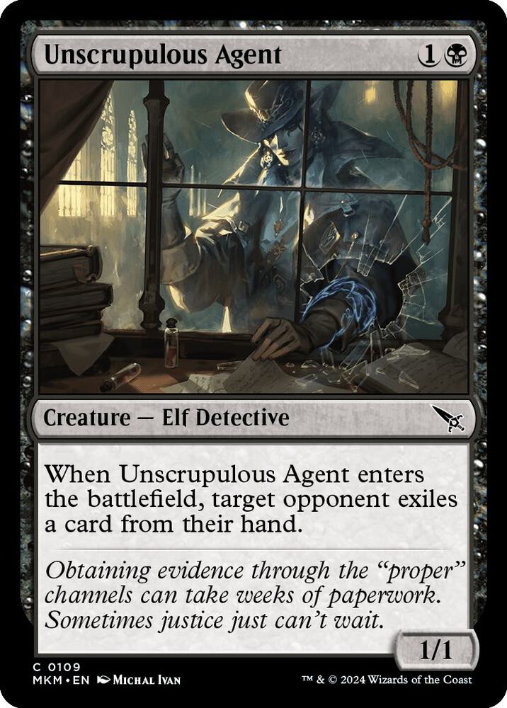 Unscrupulous Agent (109) [Murders at Karlov Manor]