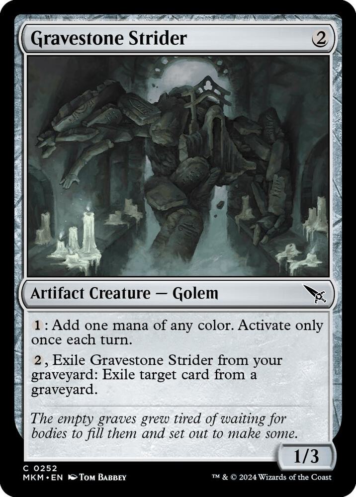 Gravestone Strider (252) [Murders at Karlov Manor]