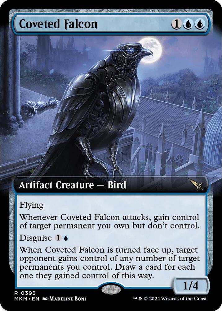 Coveted Falcon (Extended Art) (393) [Murders at Karlov Manor] [Extended Art]