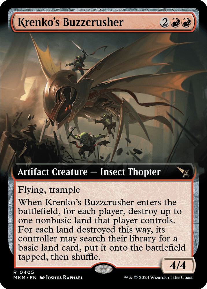 Krenko's Buzzcrusher (Extended Art) (405) [Murders at Karlov Manor] [Extended Art]