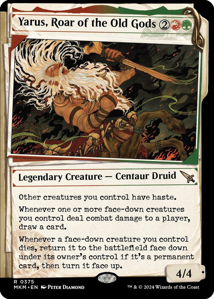 Yarus, Roar of the Old Gods (Showcase) (375) [Murders at Karlov Manor] [Showcase]