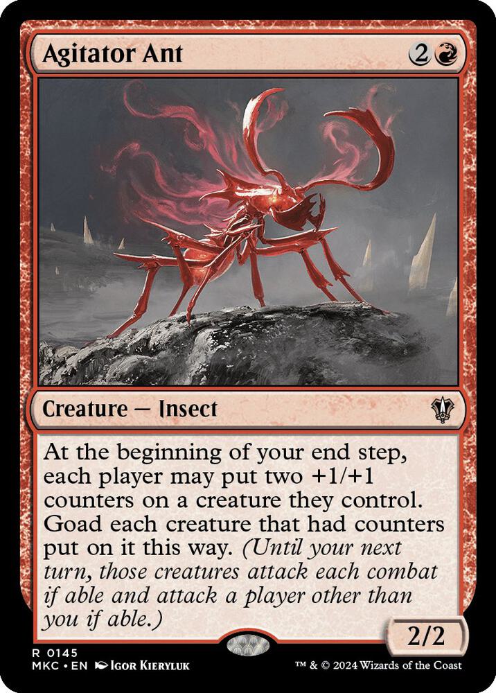 Agitator Ant (145) [Murders at Karlov Manor Commander]