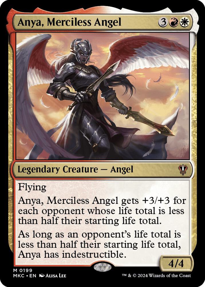 Anya, Merciless Angel (199) [Murders at Karlov Manor Commander]