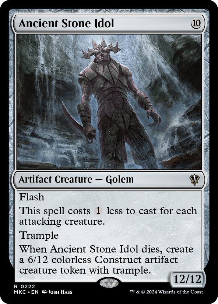 Ancient Stone Idol (222) [Murders at Karlov Manor Commander]