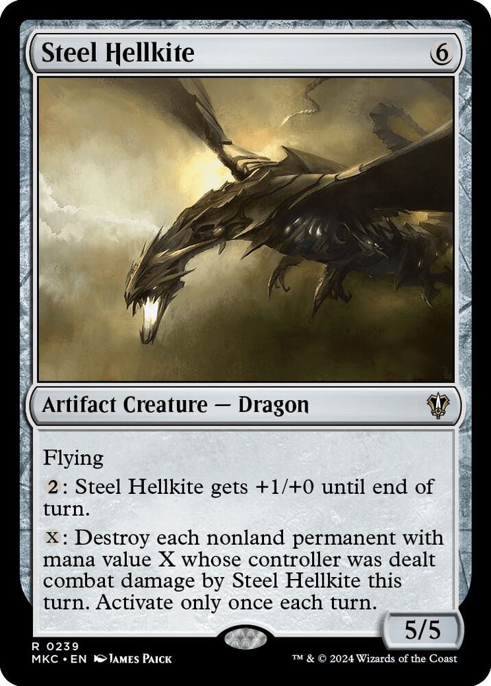 Steel Hellkite (239) [Murders at Karlov Manor Commander]